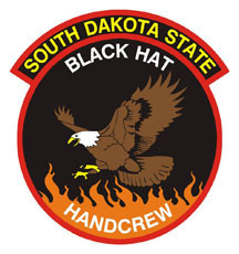 image of SD Wildland Fire Black Hat Handcrew Patch